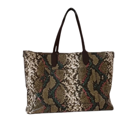 Mondani/Loren Handbags - Mondani/Loren (большая со змеиным узором сумка-тоут)